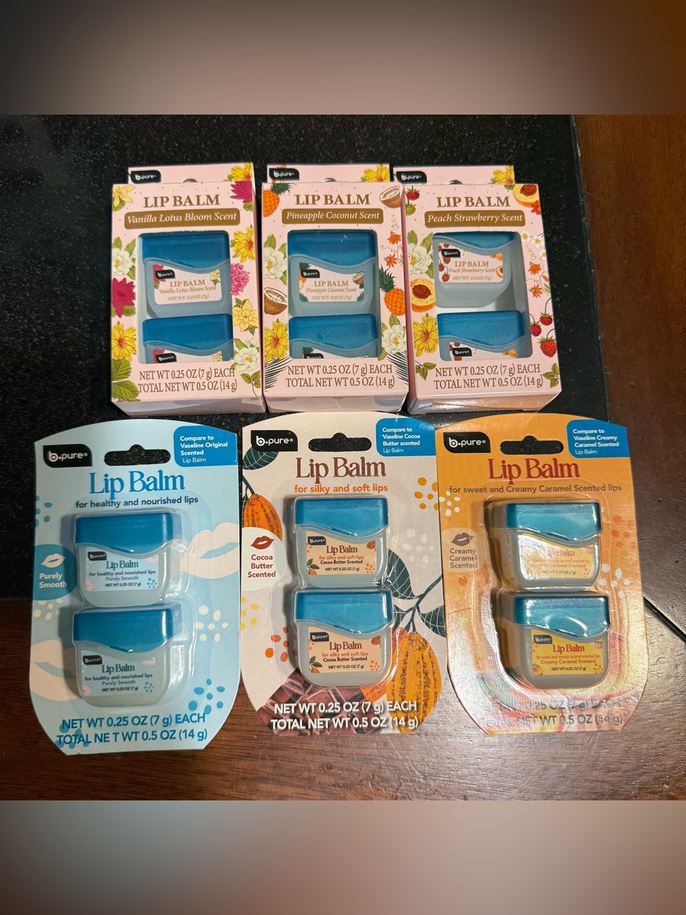 B. Pure Mini lip balms Bundle